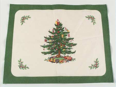 Christmas Tree Cloth Placemat