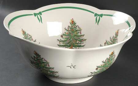 Christmas Tree Punch Bowl