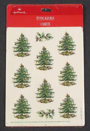 Christmas Tree Sticker Set - Set of 4 Pages