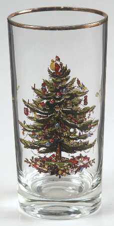 Christmas Tree 10 Oz Glassware Tumbler