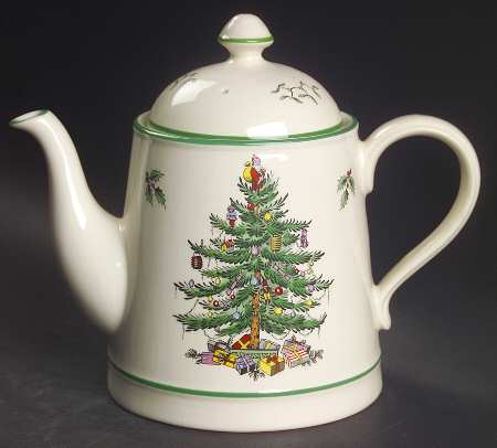 Christmas Tree Ascot Teapot & Lid