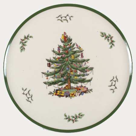 Christmas Tree Cake Plate/Serving Tray