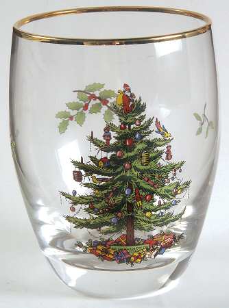 Christmas Tree 12 Oz Glassware Tumbler
