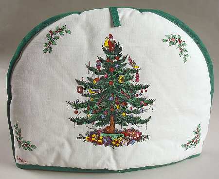 Christmas Tree Cloth Tea Cosy