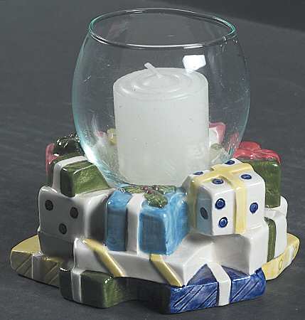Christmas Tree Votive Package with Cup and Candle