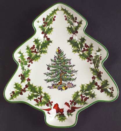 Christmas Tree Large Tree Shaped Dish