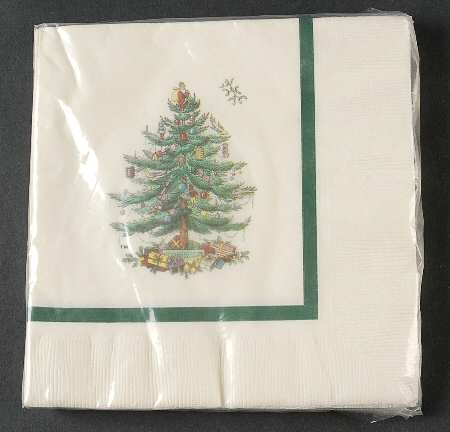 Christmas Tree Package of Paper Dinner Napkins