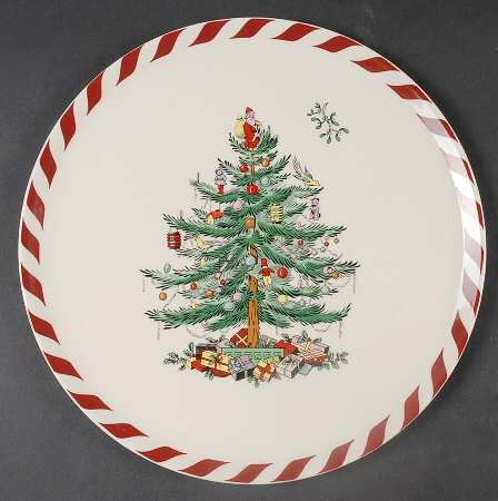 Christmas Tree Cake Plate