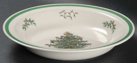 Christmas Tree Round Oven-To-Table Pie Plate
