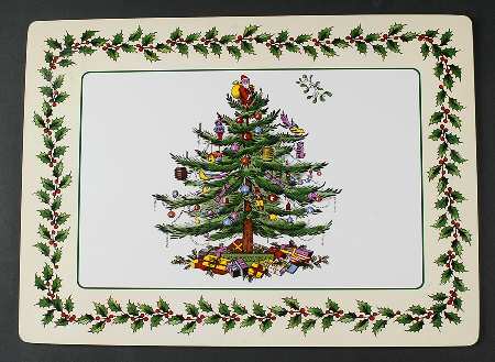 Christmas Tree Corkboard Placemat