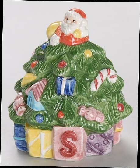 Christmas Tree Individual Figural Salt Shaker
