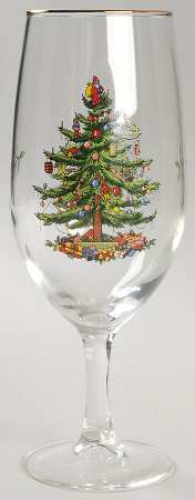 Christmas Tree 16 Oz Glassware Goblet