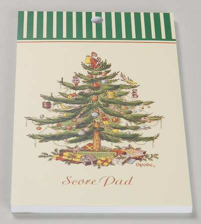 Christmas Tree Bridge Score Pad