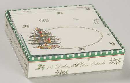 Christmas Tree Deluxe Place Card - Set of 10