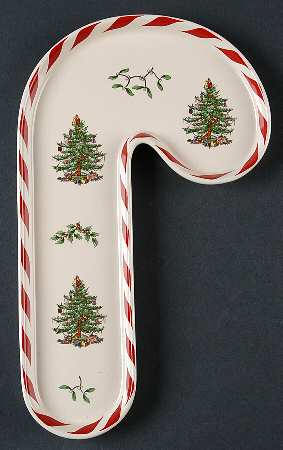 Christmas Tree Candy Cane Tray