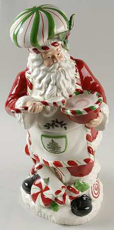 Christmas Tree Figural Cookie Jar & Lid