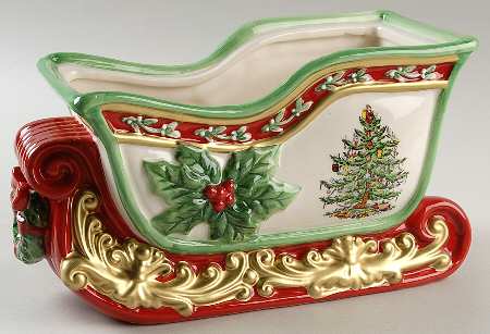 Christmas Tree Figural Cookie Jar No Lid