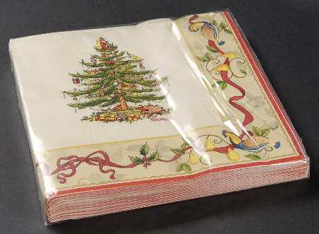 Christmas Tree Package of Paper Luncheon Napkins