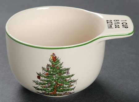 Christmas Tree 1 Cup Measuring Cup