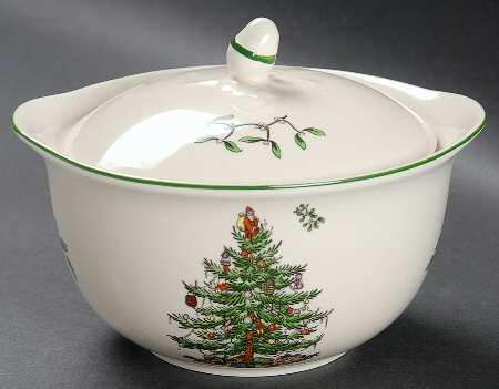 Christmas Tree Individual Casserole & Lid