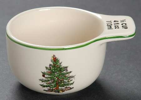 Christmas Tree 1/2 Cup Measuring Cup