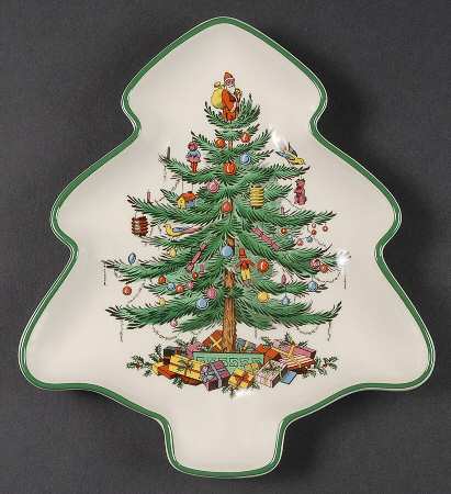 Christmas Tree 1 Part Medium Tree Shaped Dish