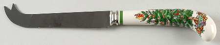 Christmas Tree Cheese Knife with Stainless Blade