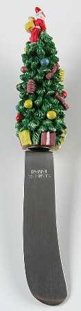 Christmas Tree Individual Cheese Spreader