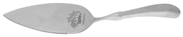Christmas Tree Solid Stainless Cake Server
