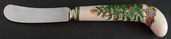 Christmas Tree Hollow Handle Butter Spreader