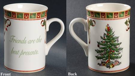 Christmas Tree Sentiment Mug