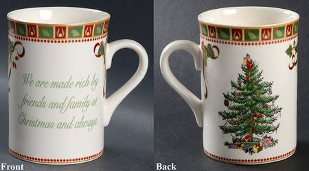 Christmas Tree Sentiment Mug