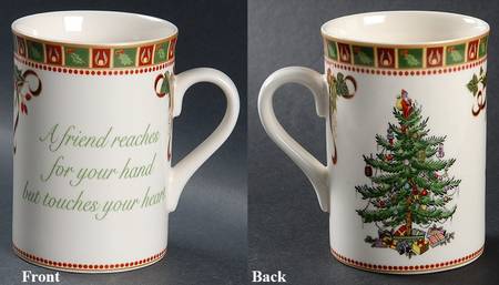 Christmas Tree Sentiment Mug