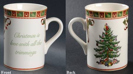 Christmas Tree Sentiment Mug