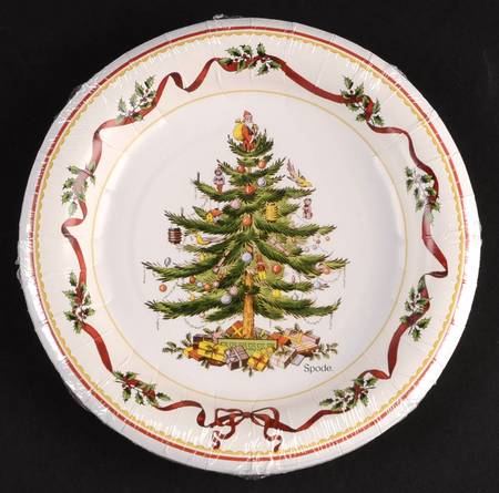 Christmas Tree (Pack of 8) Paper Luncheon/Dessert Plates