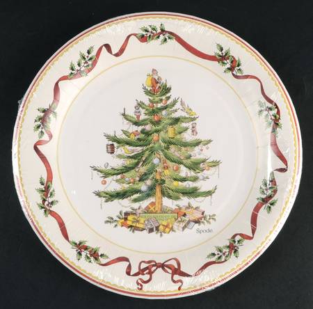 Christmas Tree Pack of 8 - Paper Dinner Plate