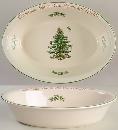 Christmas Tree Sentiment Bowl