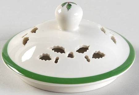 Christmas Tree Lid for 6" Pierced Ginger Jar