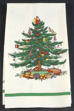 Christmas Tree Cloth Dish Towel