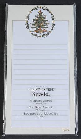 Christmas Tree Magnetic List Pad