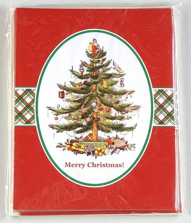 Christmas Tree (8 Pack) Greeting Cards & Envelopes