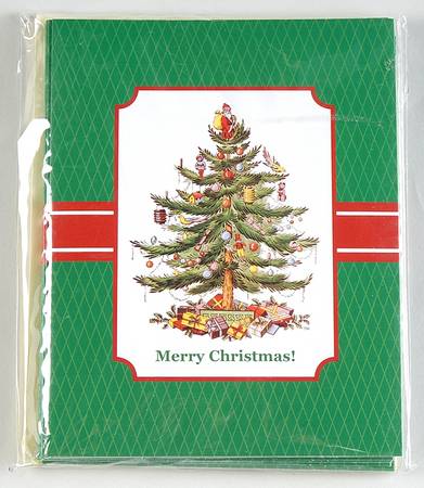 Christmas Tree (8 Pack) Greeting Cards & Envelopes