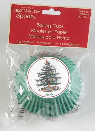 Christmas Tree (Pack of 50) Paper Cupcake Liners