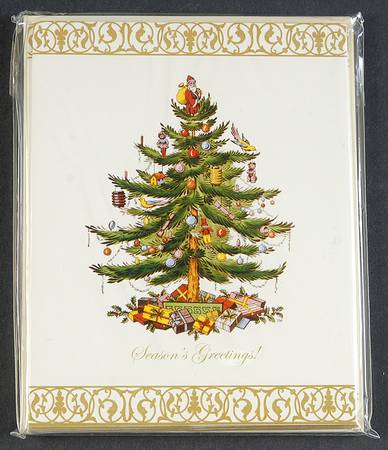 Christmas Tree (8 Pack) Greeting Cards & Envelopes