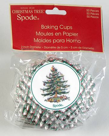 Christmas Tree (Pack of 50) Paper Cupcake Liners