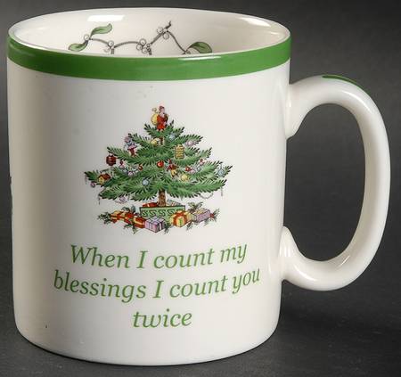 Christmas Tree Sentiment Mug