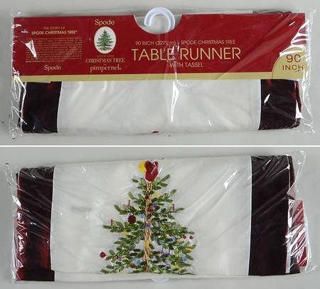 Christmas Tree 13" X 90" Cloth Table Runner