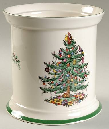 Christmas Tree Cookie Jar No Lid