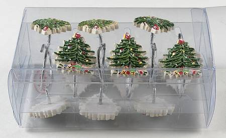 Christmas Tree (Set of 12) Shower Curtain Hooks