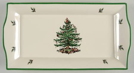 Christmas Tree 12" Rectangular Tray